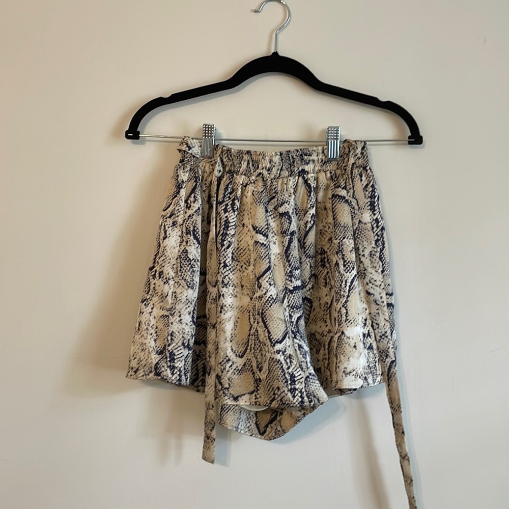 Satin shorts